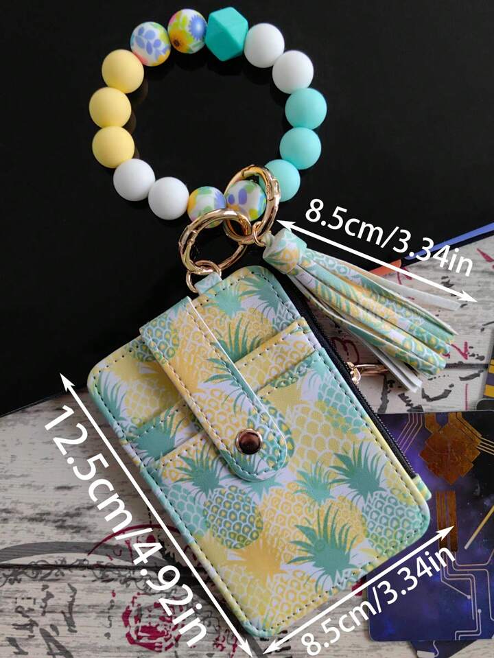 Wristlet keychain (pineapple, lemon, strawberry)