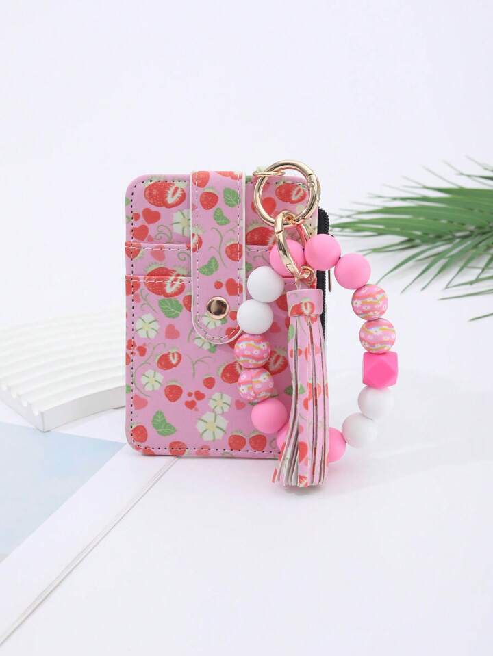 Wristlet keychain (pineapple, lemon, strawberry)