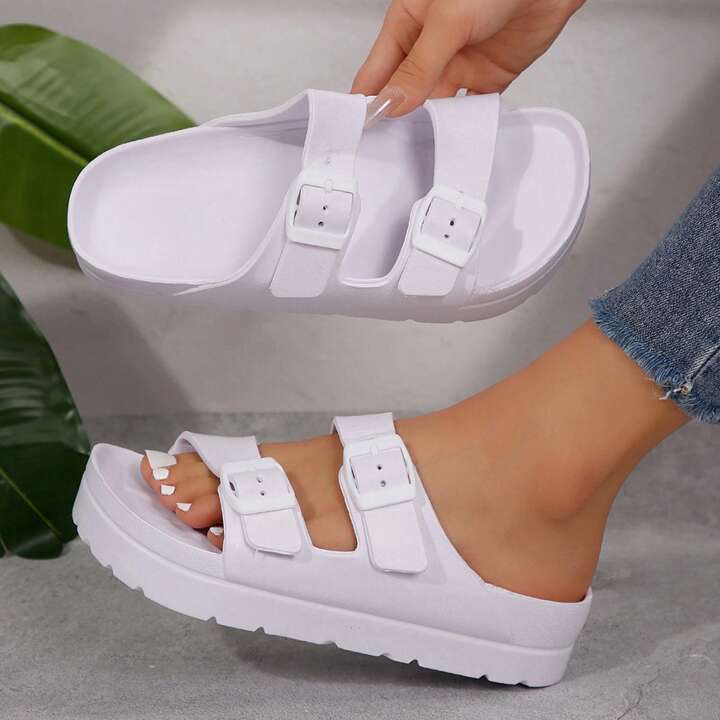 White waterproof sandals