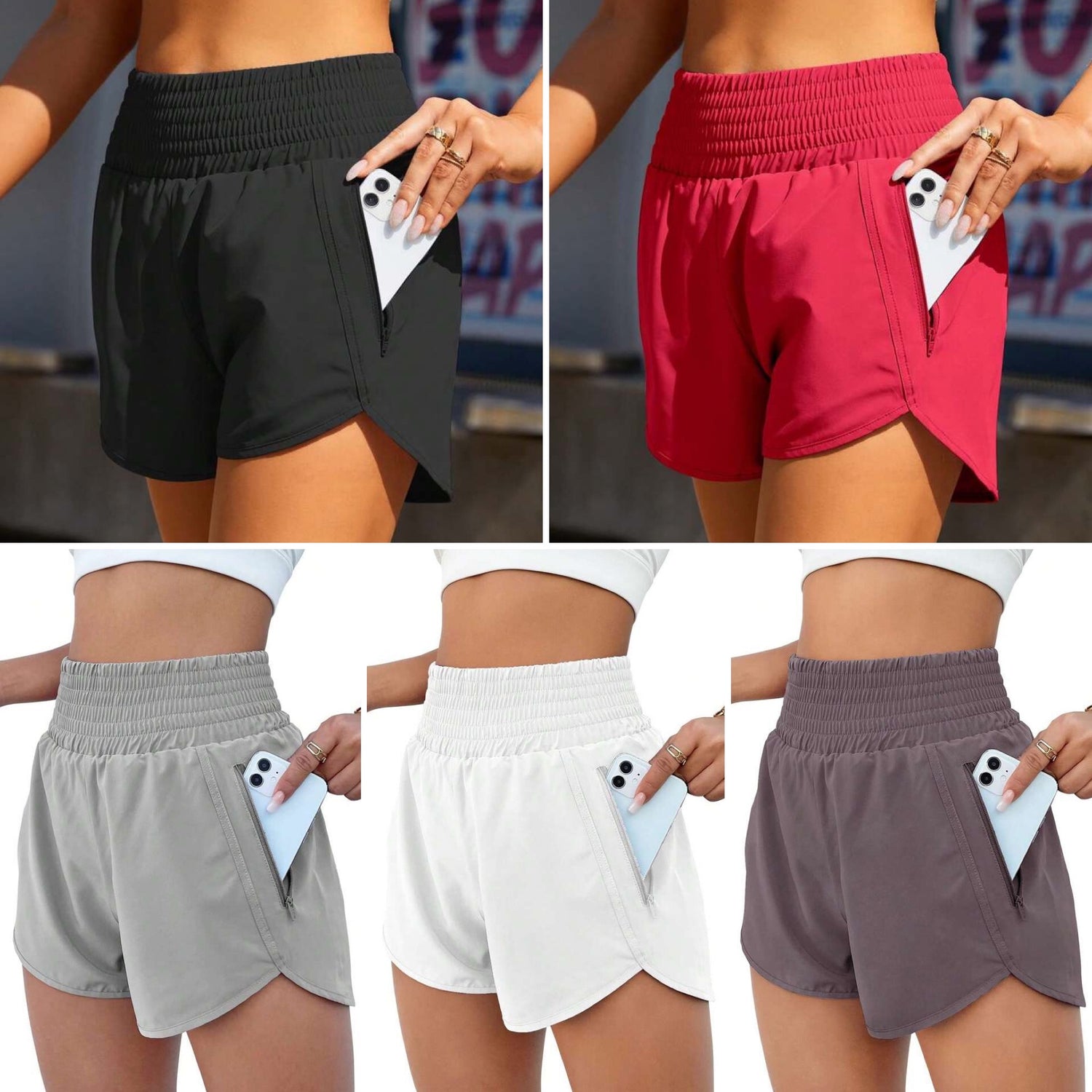 Sports Shorts w/under lining (multiple colors)