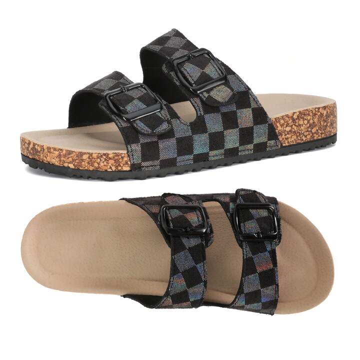 āļøš«ššš šš ššš š
šš Black checkered Sandal šššššššššš $49