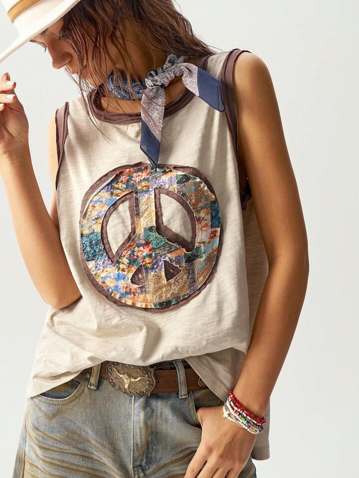 Floral peace tank