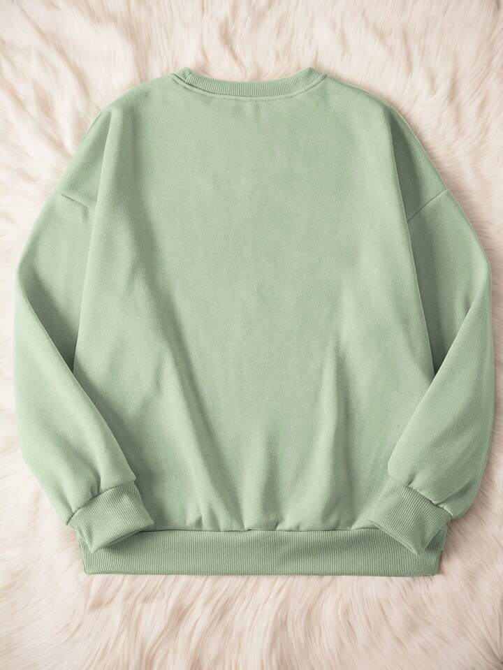 Light green Mama crewneck