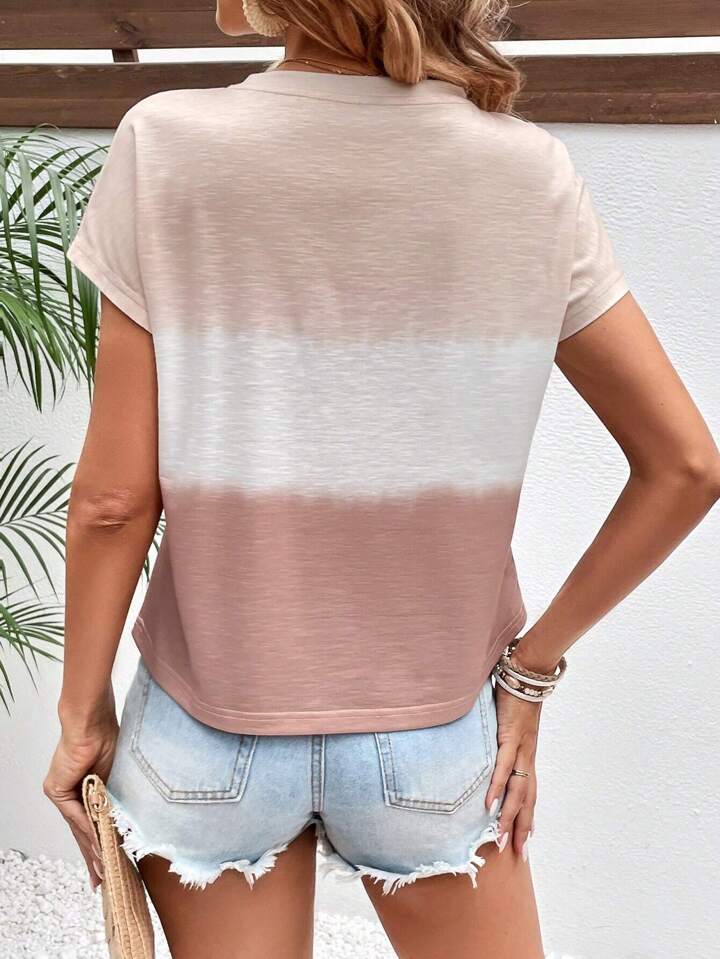 Apricot ombre tank