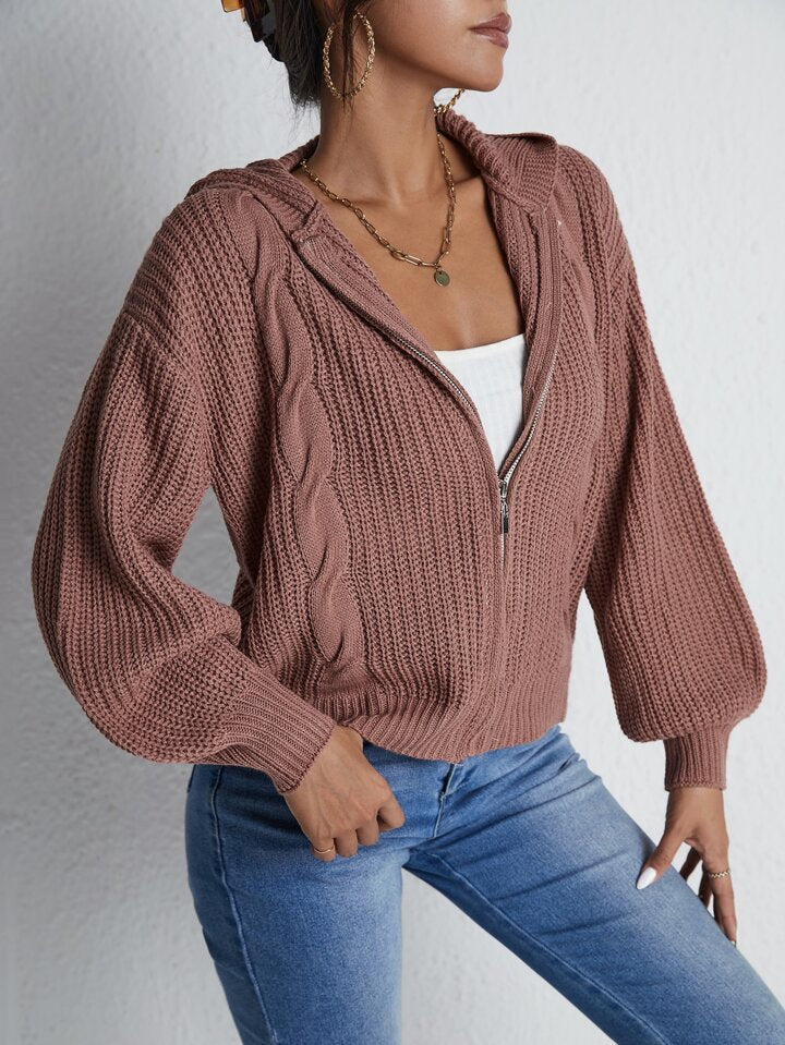 Redwood zip up hooded long sleeve
