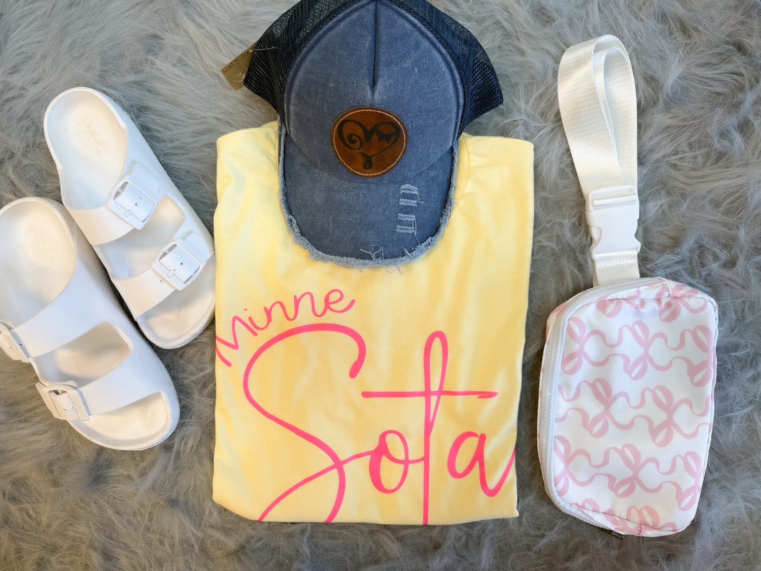 Yellow custom Minne Sota tshirt