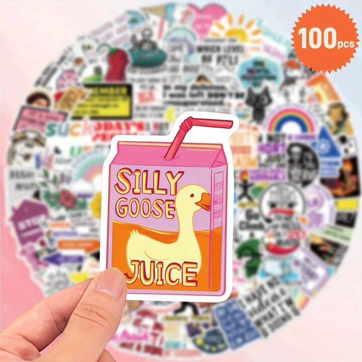 Funny stickers 100 pk