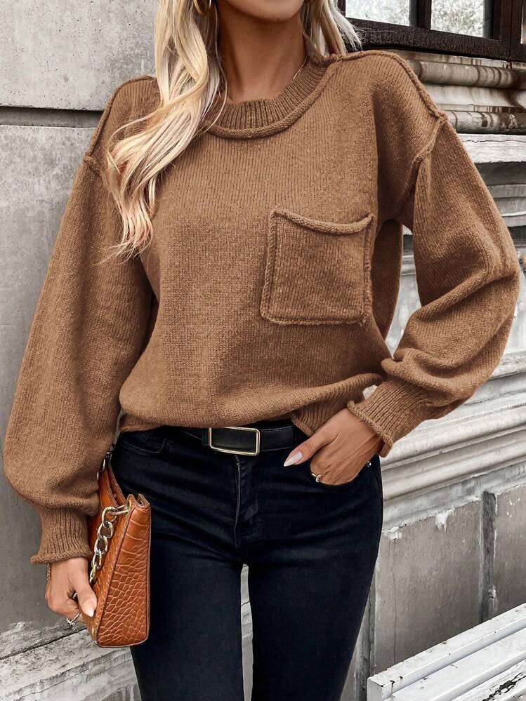coffee pocket sweater