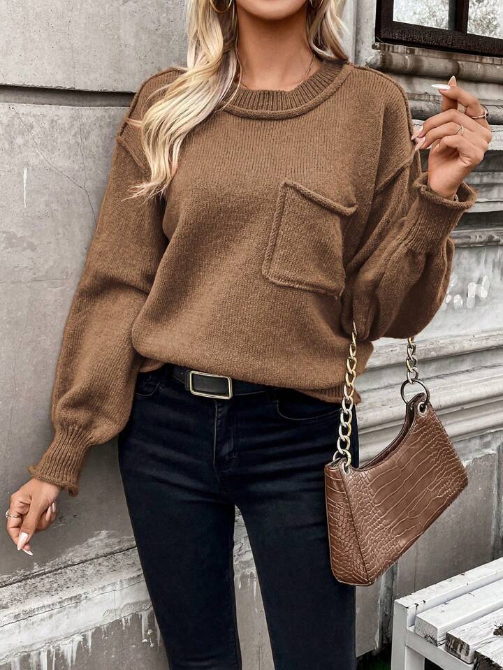 coffee pocket sweater