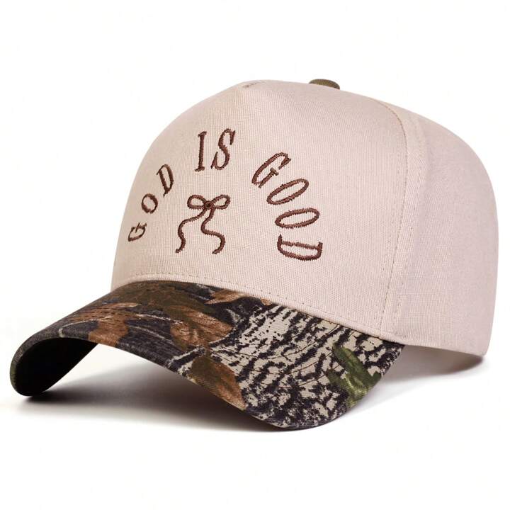 God is good black/camo hat
