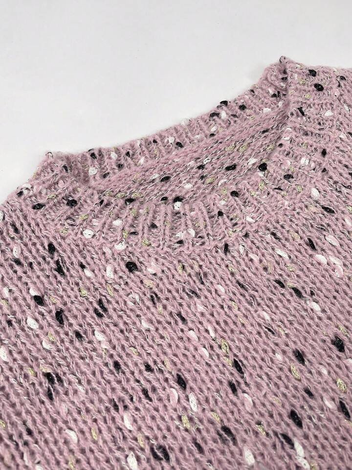 Lavender popcorn sweater