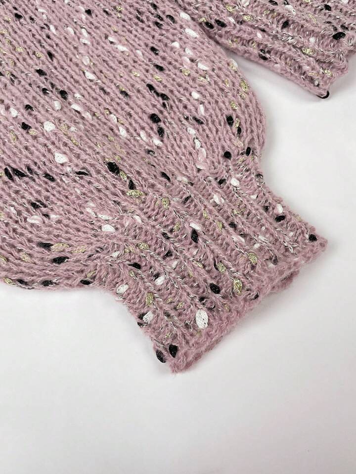 Lavender popcorn sweater