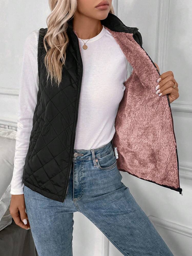 Black vest w/ inside lining