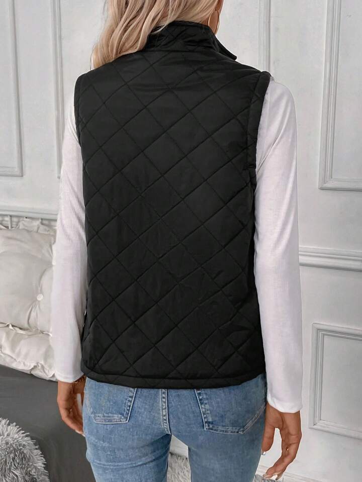 Black vest w/ inside lining