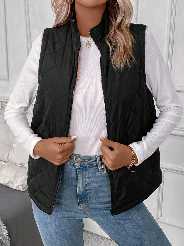 Black vest w/ inside lining