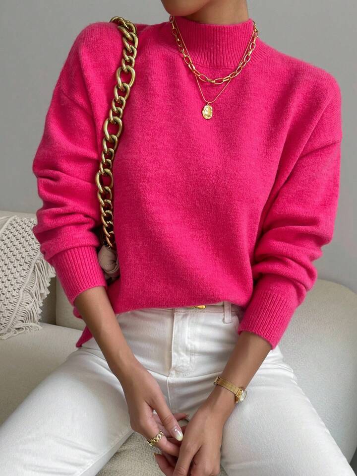 Hot pink sweater