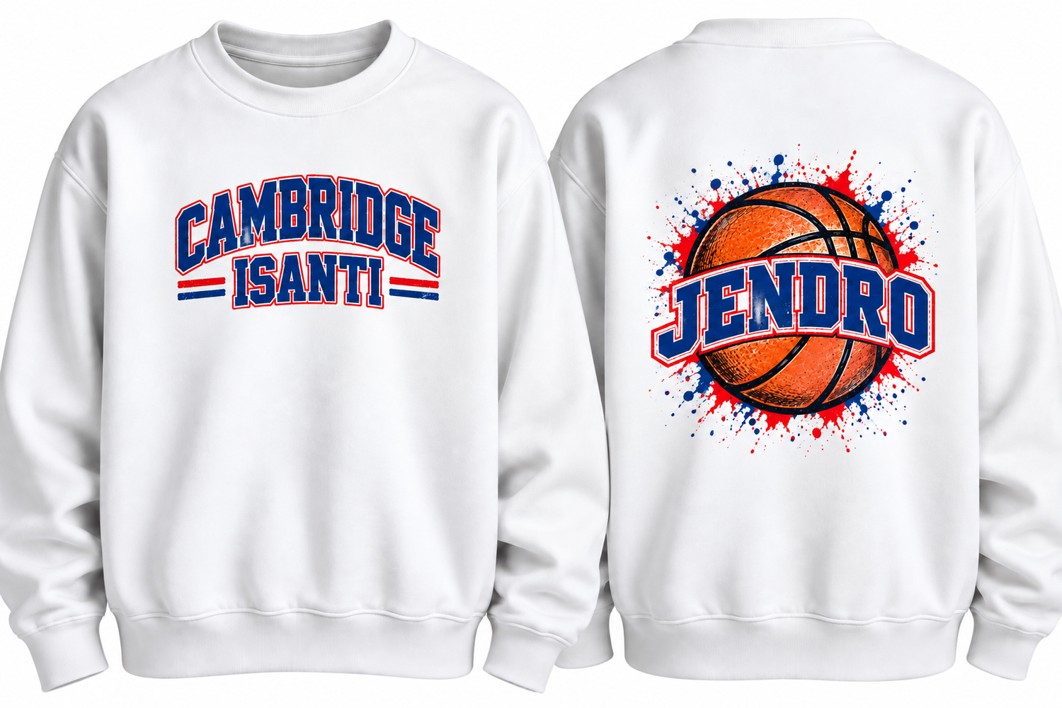 Cambridge-Isanti custom basketball (any school/any color)