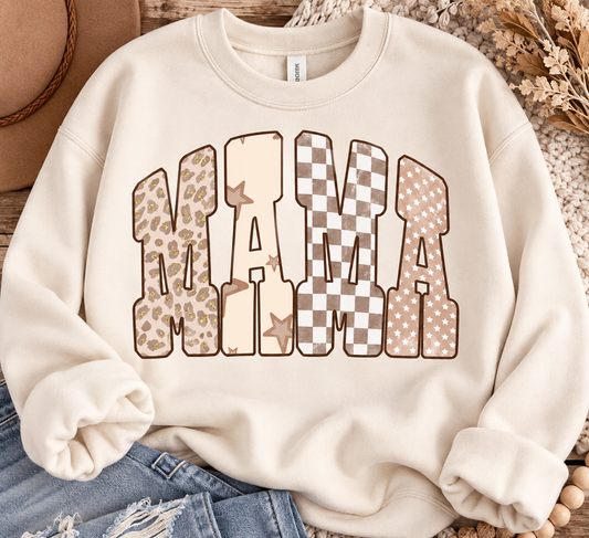 Cream Mama crewneck