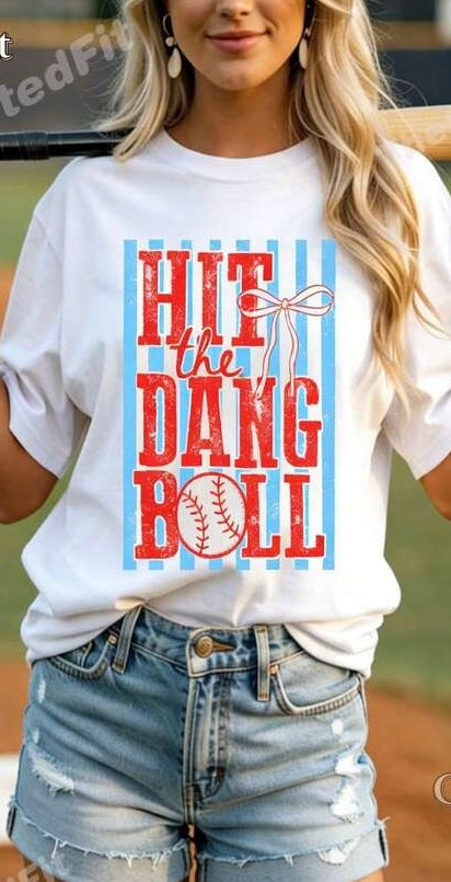 Hit the ball tshirt (s-3x)