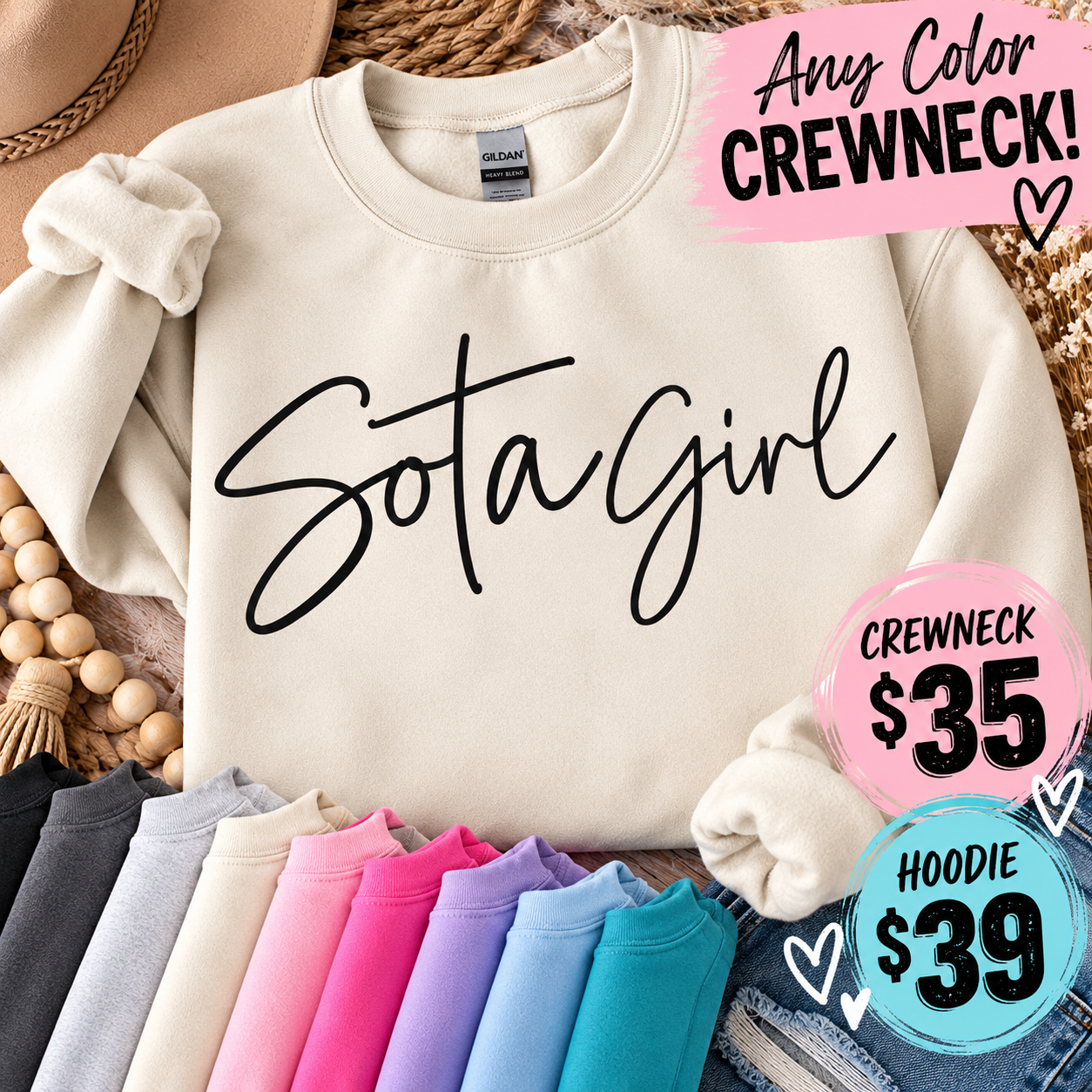 Sota Girl crewneck
