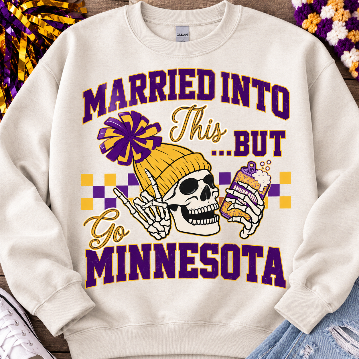 Married into crewneck (hoodie available)