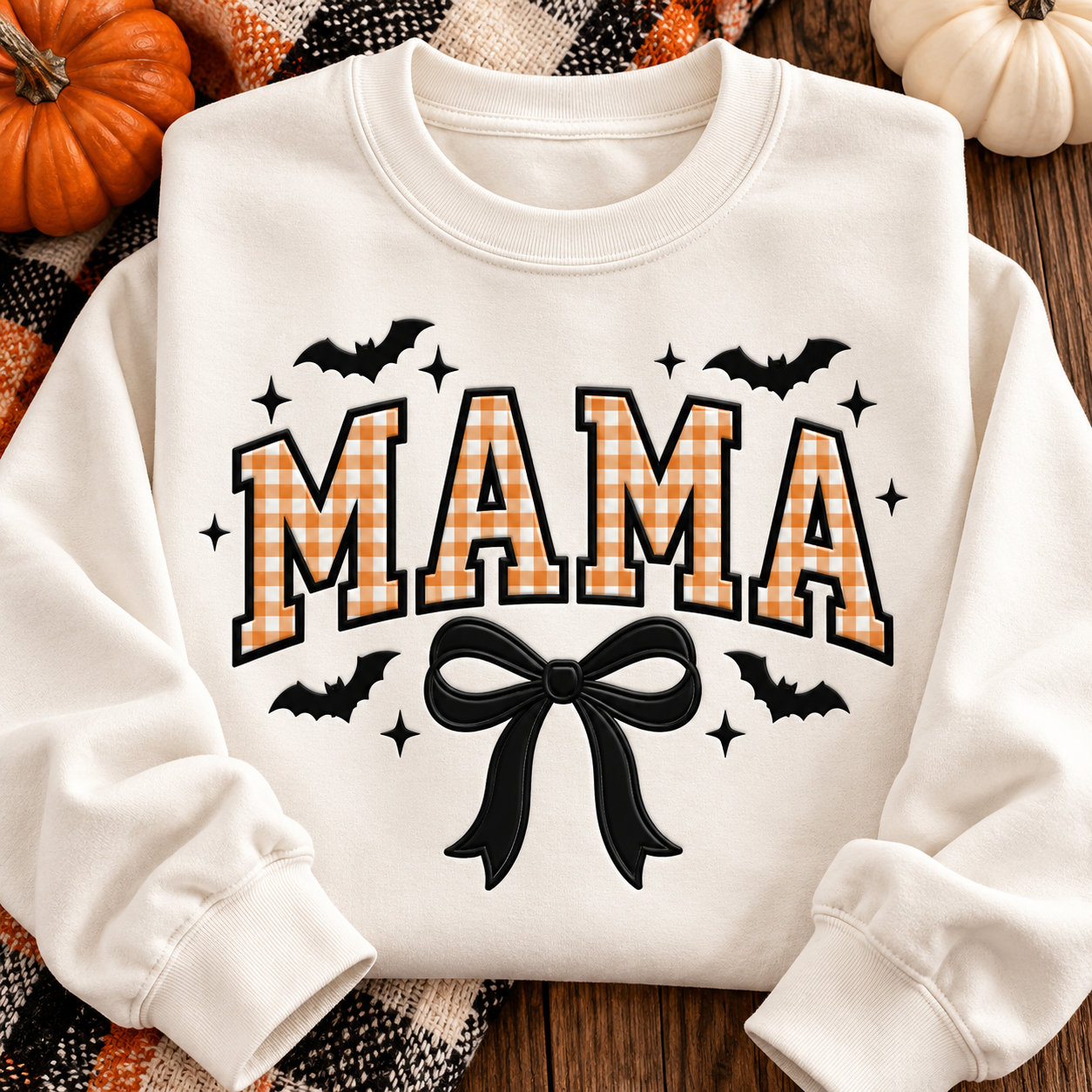 Mama with Bow Crewneck/Hoodie