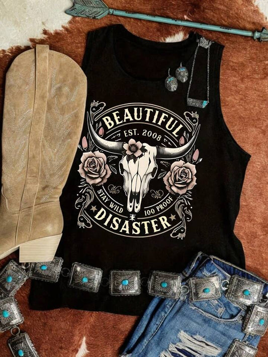 Beautiful disaster tank