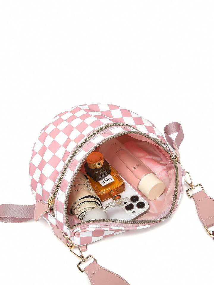 Checkered crossbody purse (multiple colors)