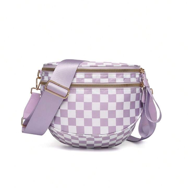 Checkered crossbody purse (multiple colors)