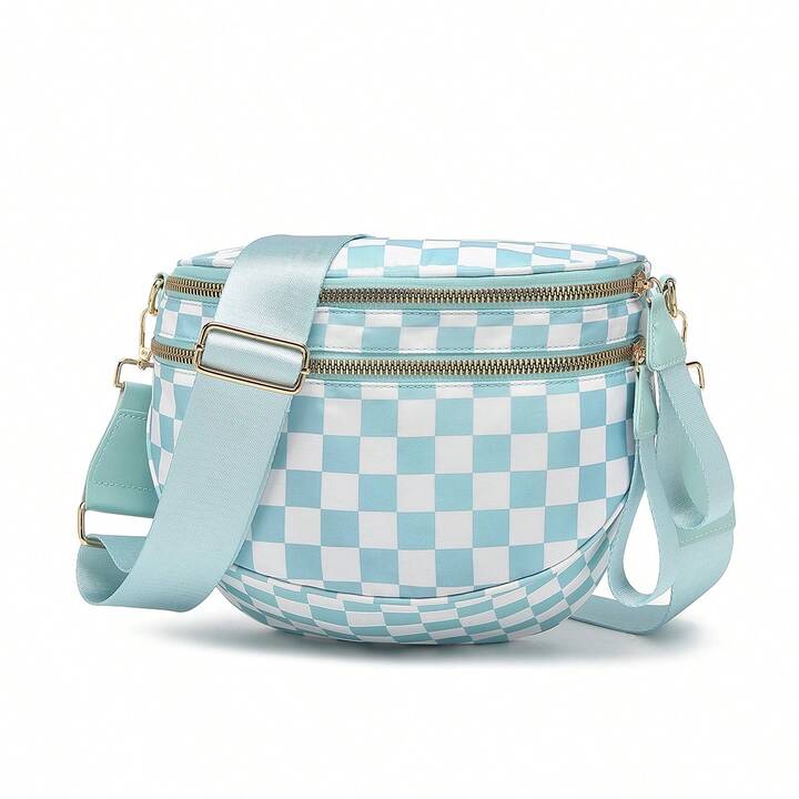 Checkered crossbody purse (multiple colors)