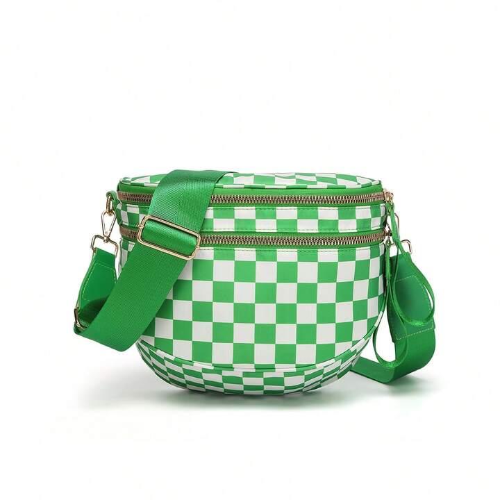 Checkered crossbody purse (multiple colors)