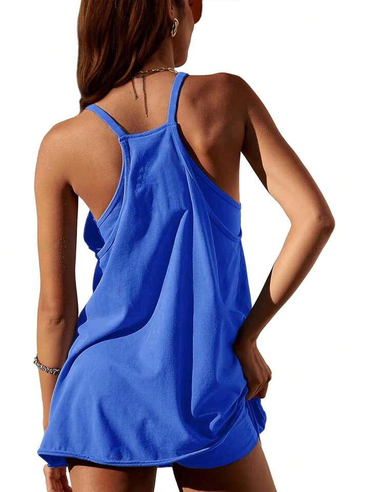 Athletic dress w/built in shorts (multiple colors)