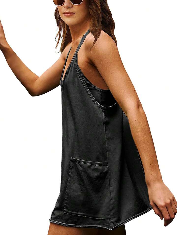 Athletic dress w/built in shorts (multiple colors)