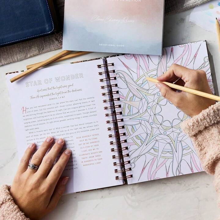 Devotional coloring book