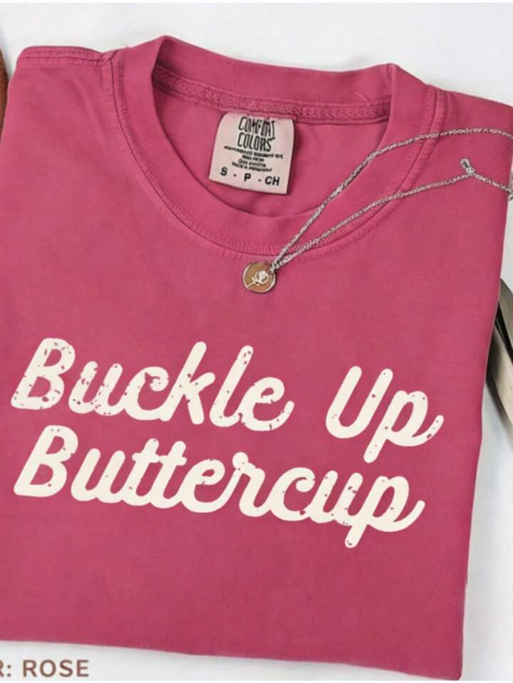 Buckle up tshirt  (4 colors)