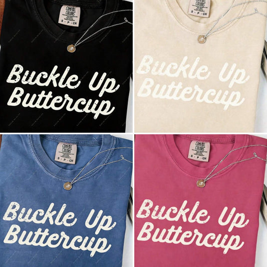Buckle up tshirt (4 colors)