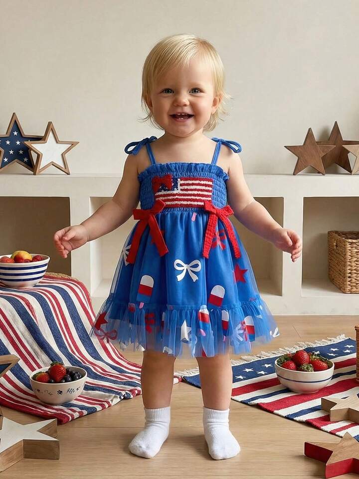 𝐓𝐮𝐞𝐬𝐝𝐚𝐲 𝐝𝐞𝐚𝐥 𝐨𝐟 𝐭𝐡𝐞 𝐝𝐚𝐲 Toddler-youth 4th of July dress (originally $36)