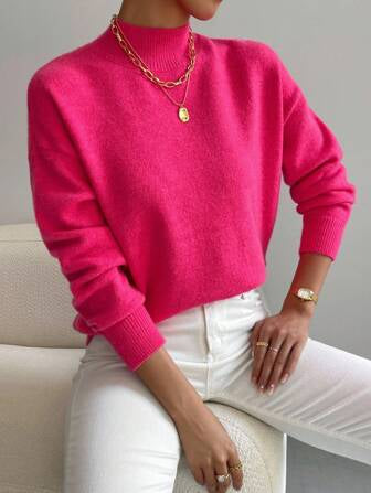 Hot pink sweater