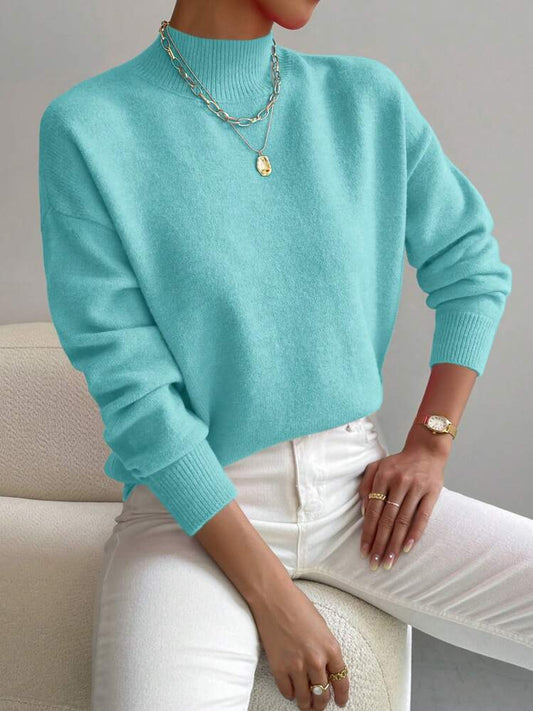 Teal long sleeve sweater